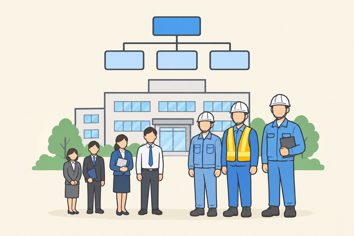 人数が増えて組織づくりが必要になった事業場